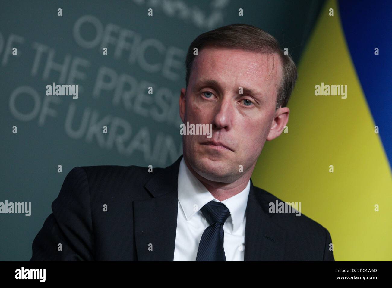 Kyiv, Ukraine. 04th Nov, 2022. KYIV, UKRAINE - NOVEMBER 4, 2022 - National Security Advisor to the President of the United States Jake Sullivan attends a joint briefing with head of the Office of the President of Ukraine Andriy Yermak, Kyiv, capital of Ukraine. Credit: Ukrinform/Alamy Live News Stock Photo