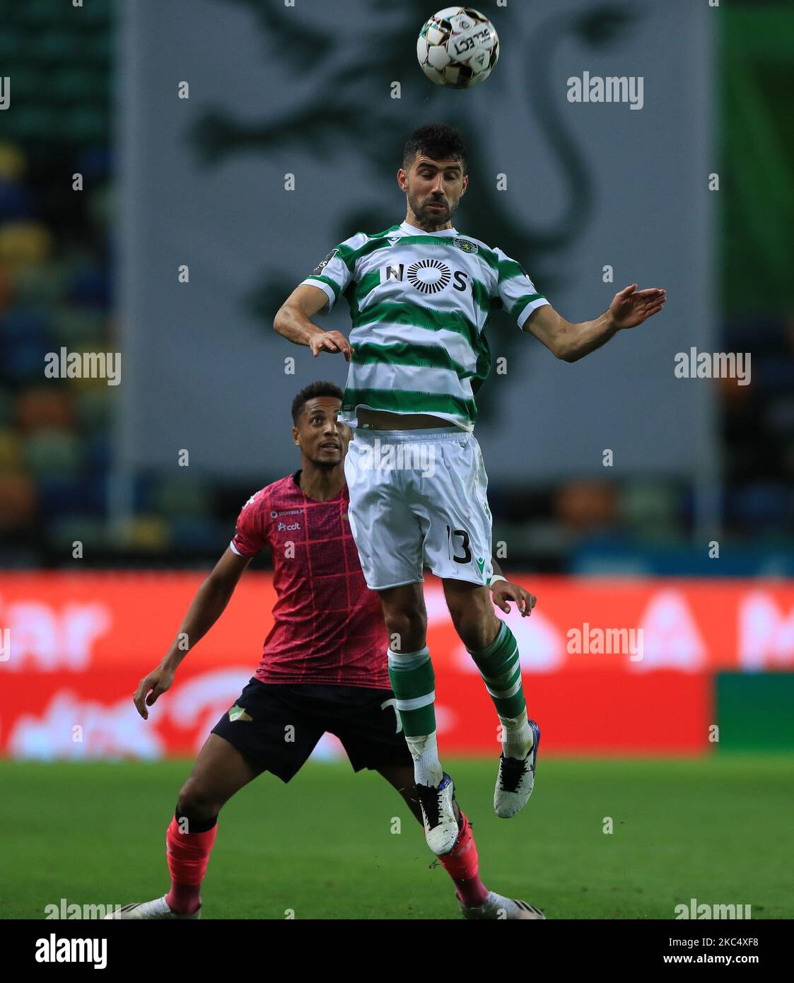 Luis Neto of Sporting CP in action during the Liga NOS match between Sporting CP and Moreirense FC at Estadio Jose Alvalade on November 28, 2020 in Lisbon, Portugal. (Photo by Paulo Nascimento/NurPhoto) Stock Photo