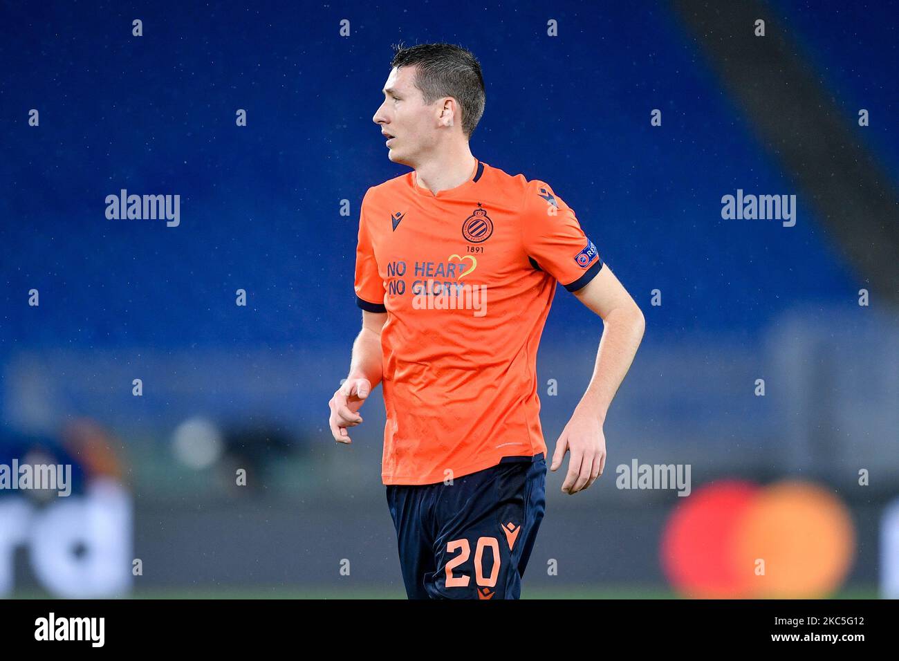 Hans Vanaken of Club Brugge during the UEFA Champions League Group F stage match between SS Lazio and Club Brugge at Stadio Olimpico, Rome, Italy on 8 December 2020. (Photo by Giuseppe Maffia/NurPhoto) Stock Photo