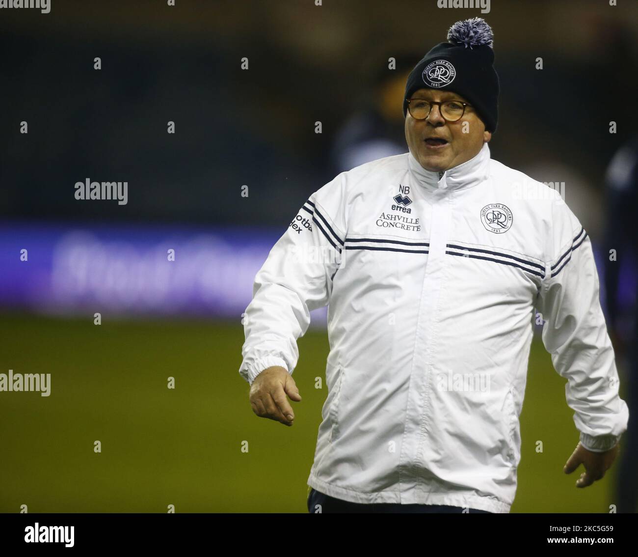 Queens park rangers coach neil banfield hires stock photography and
