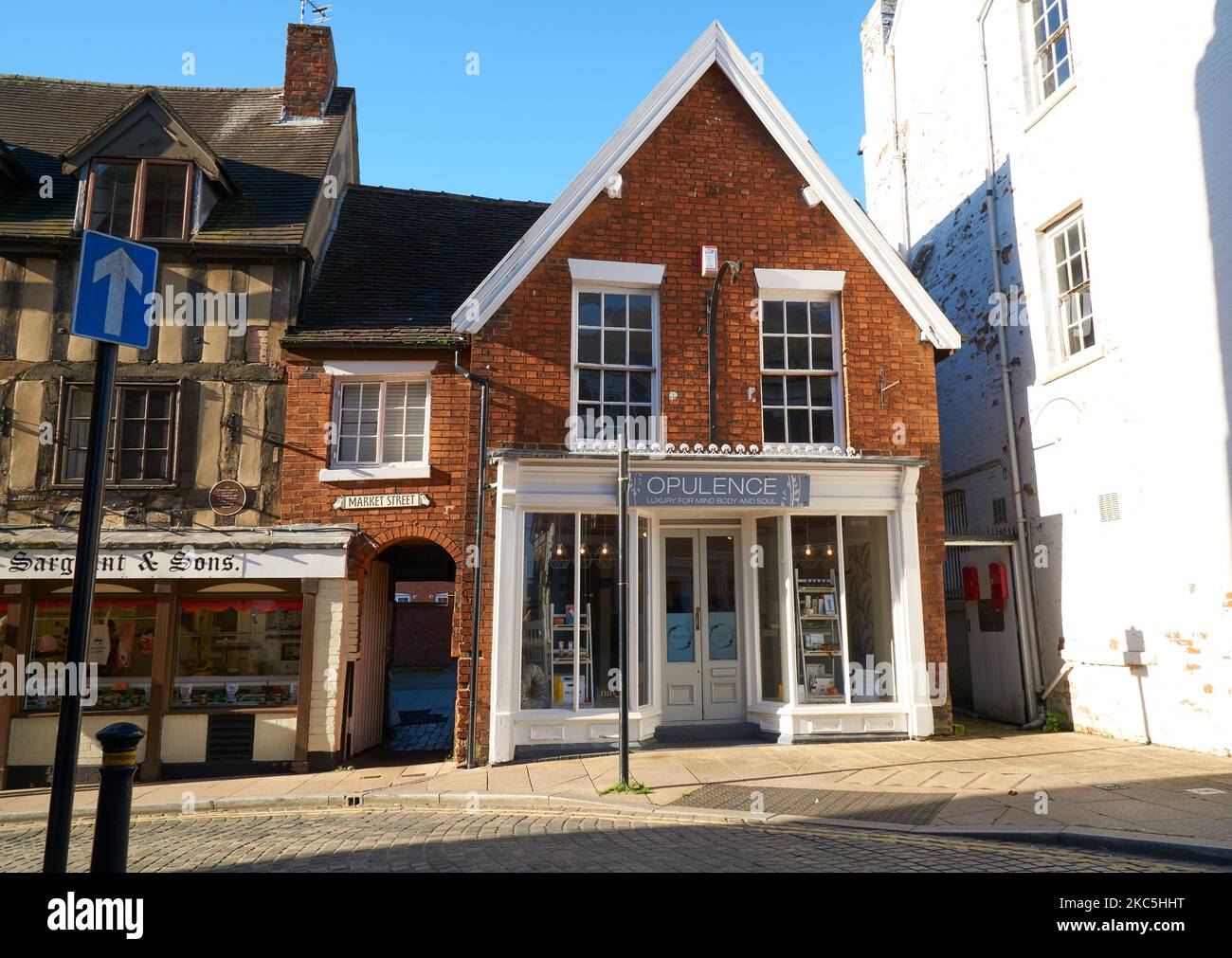 Old shop in Uttoxeter, Staffordshire, UK Stock Photo Alamy