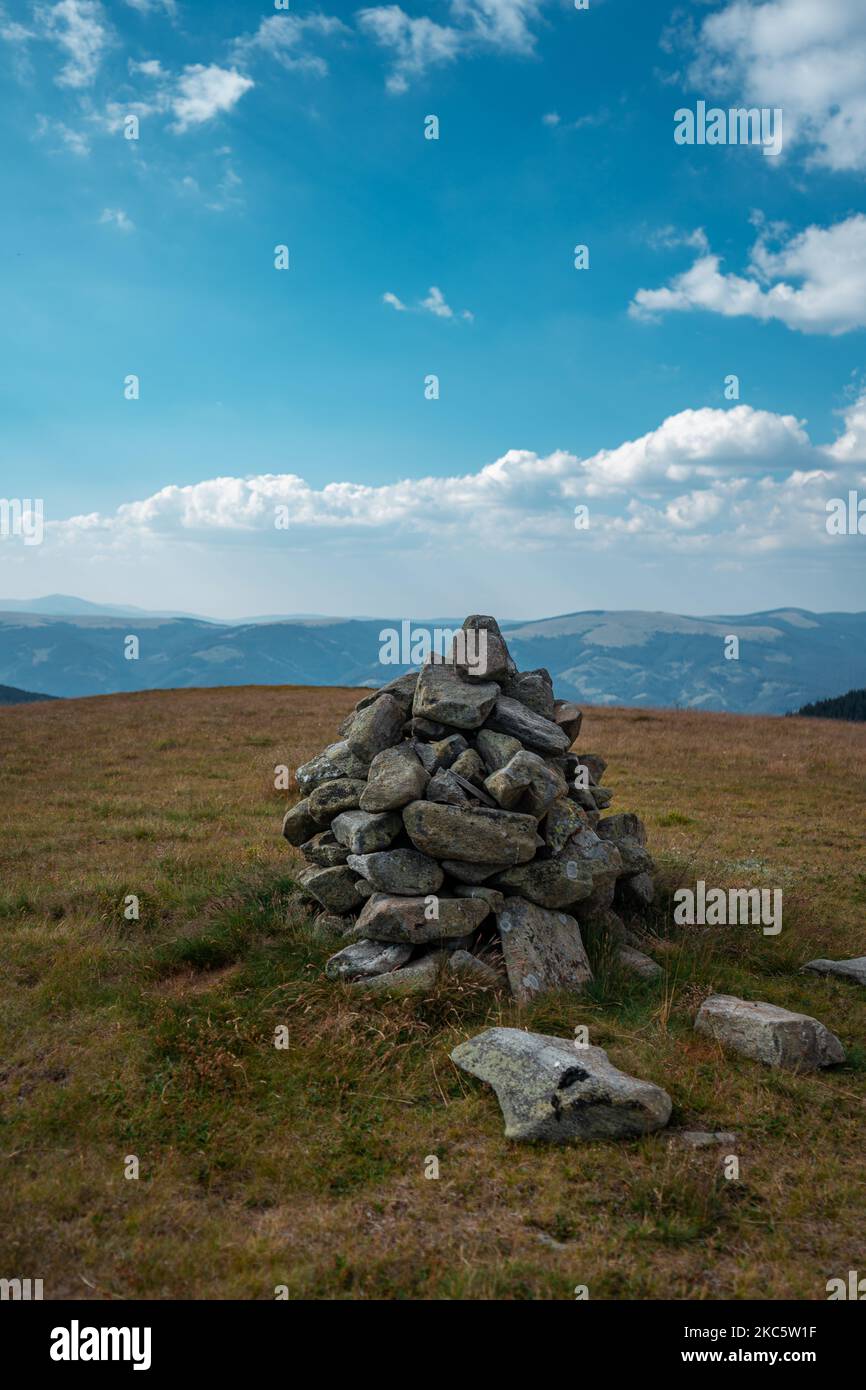 Beautiful stone cairn hi-res stock photography and images - Alamy