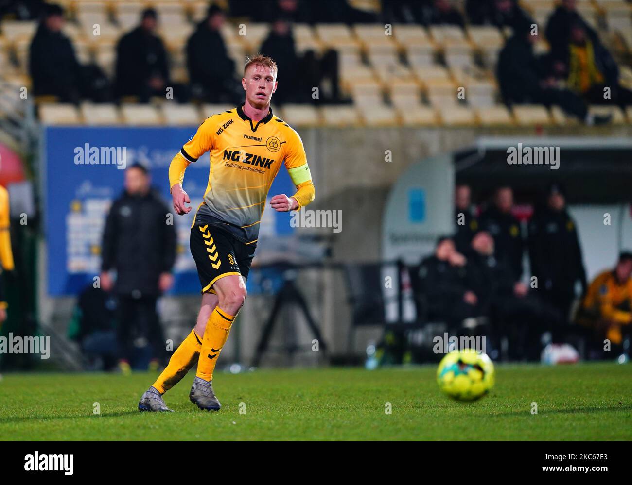 Bjarke Jacobsen of AC Horsens during the Superliga match between AC