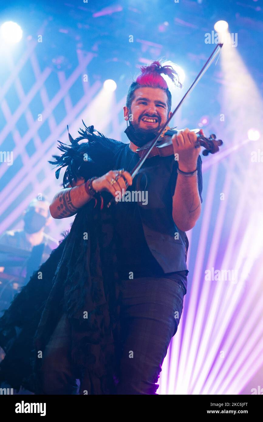 Spanish violinist Guillen during his performance at the STRAD El
