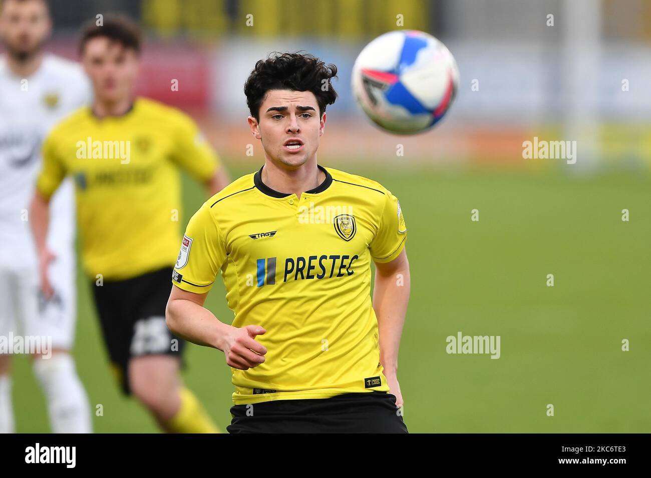 Joe Powell of Burton Albion in action during the Sky Bet League 1 match between Burton Albion and Oxford United at the Pirelli Stadium, Burton upon Trent on Saturday 2nd January 2021. (Photo by Jon Hobley/MI News/NurPhoto) Stock Photo
