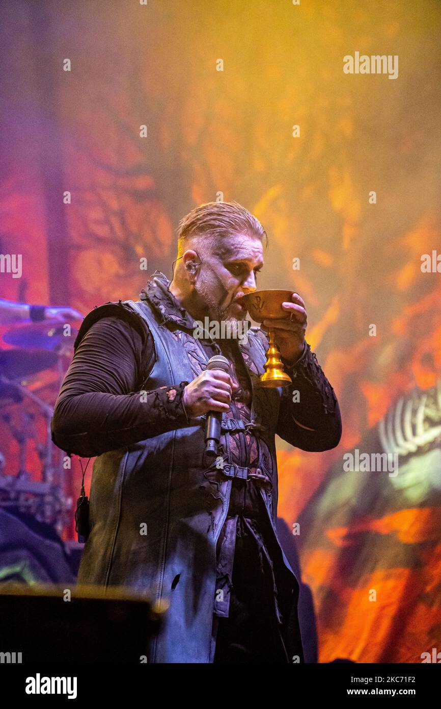 Power metal concert of the german band Powerwolf, in the XV edition of