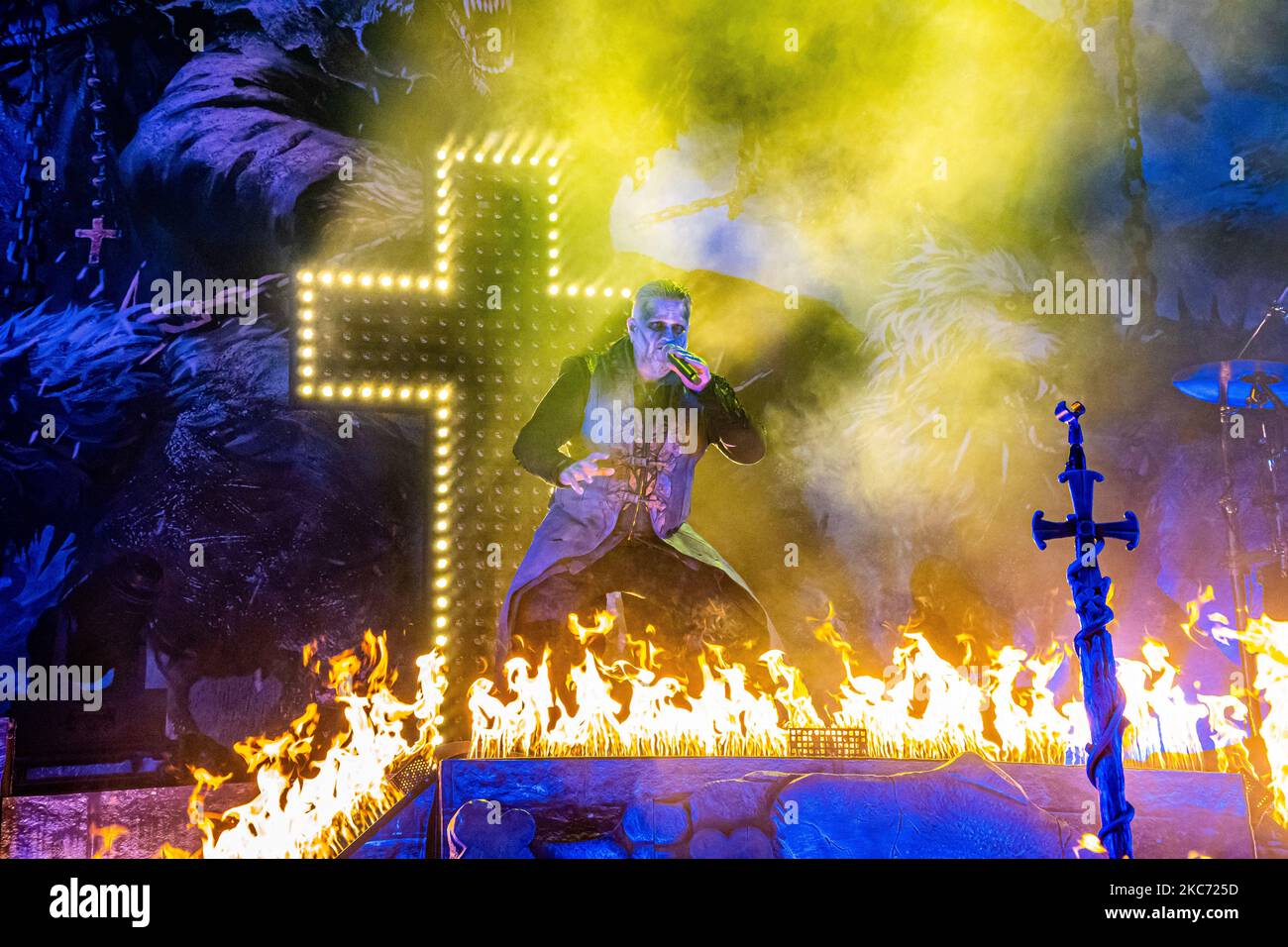 Power metal concert of the german band Powerwolf, in the XV edition of ...