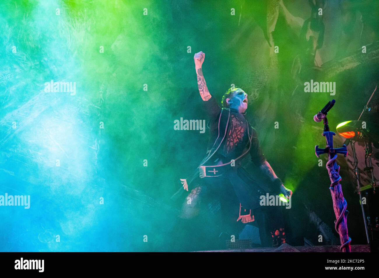 Power metal concert of the german band Powerwolf, in the XV edition of