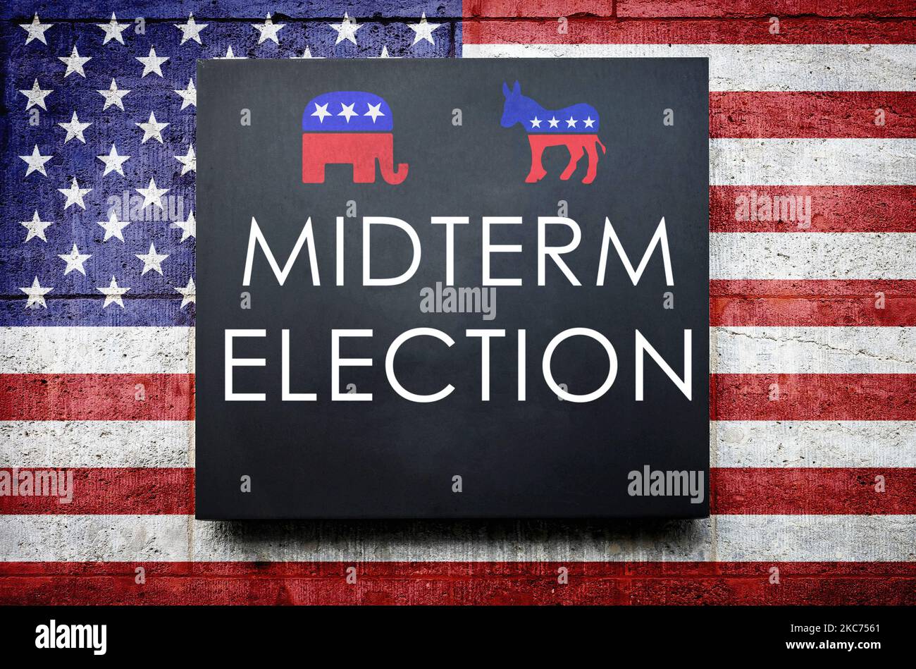 Midterm Election in USA Stock Photo