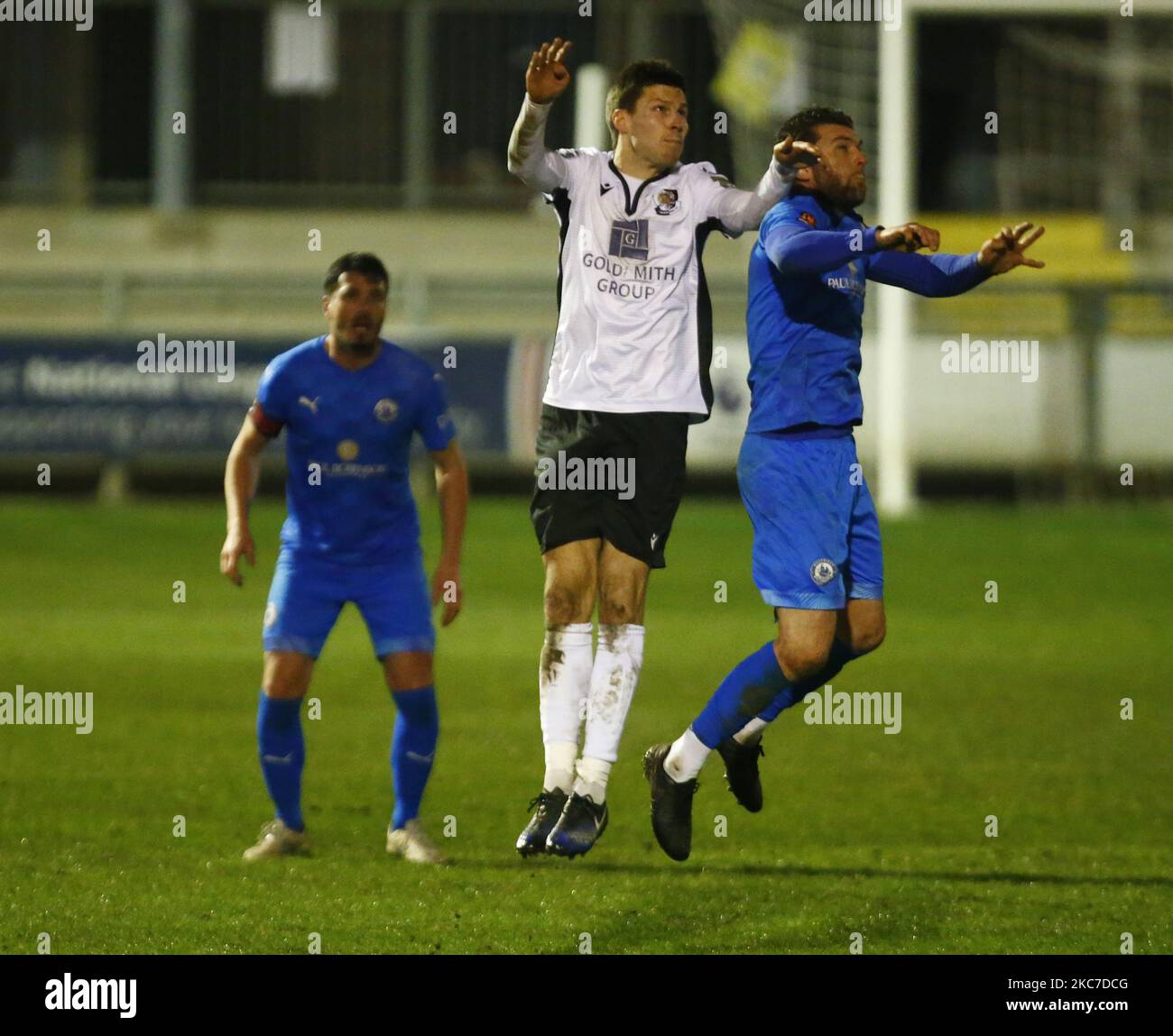 Charlie Sheringham of Dartford ( son of Teddy Sheringham Ex Player of Manchester United and West Ham United) during National League South between Dartford FC and Billericay Town at Princes Park Dartford on 12th January, 2021 (Photo by Action Foto Sport/NurPhoto) Stock Photo