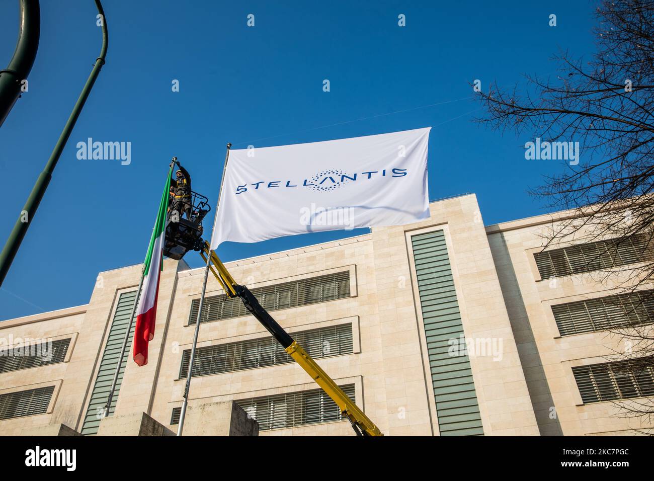 A view of the historical FIAT plant in Turin, Italy, on January 18