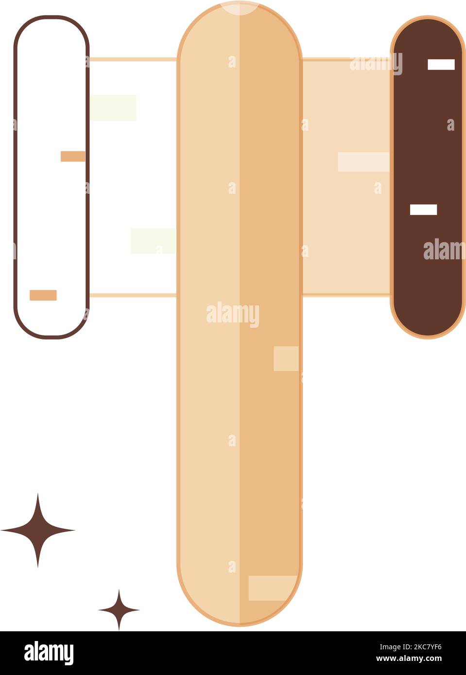Isolated medieval hammer weapon icon Vector Stock Vector Image & Art