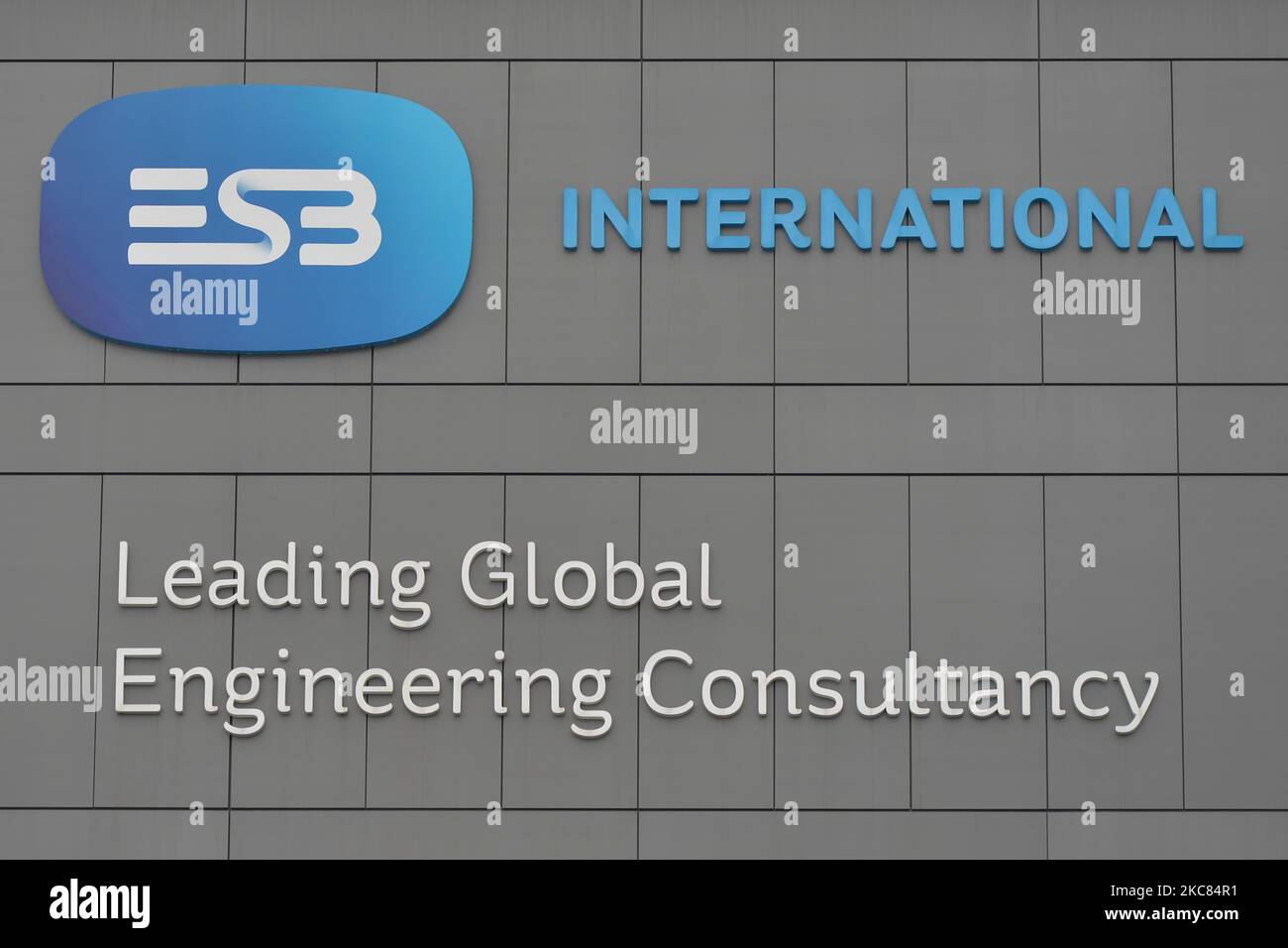 The Electricity Supply Board (ESB) seen next to Dublin Airport during