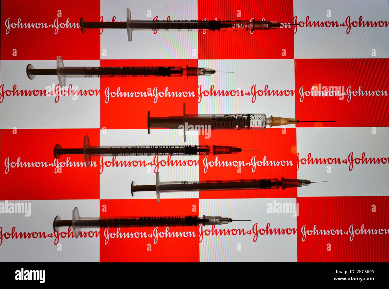 Johnson johnson logo hi-res stock photography and images - Alamy