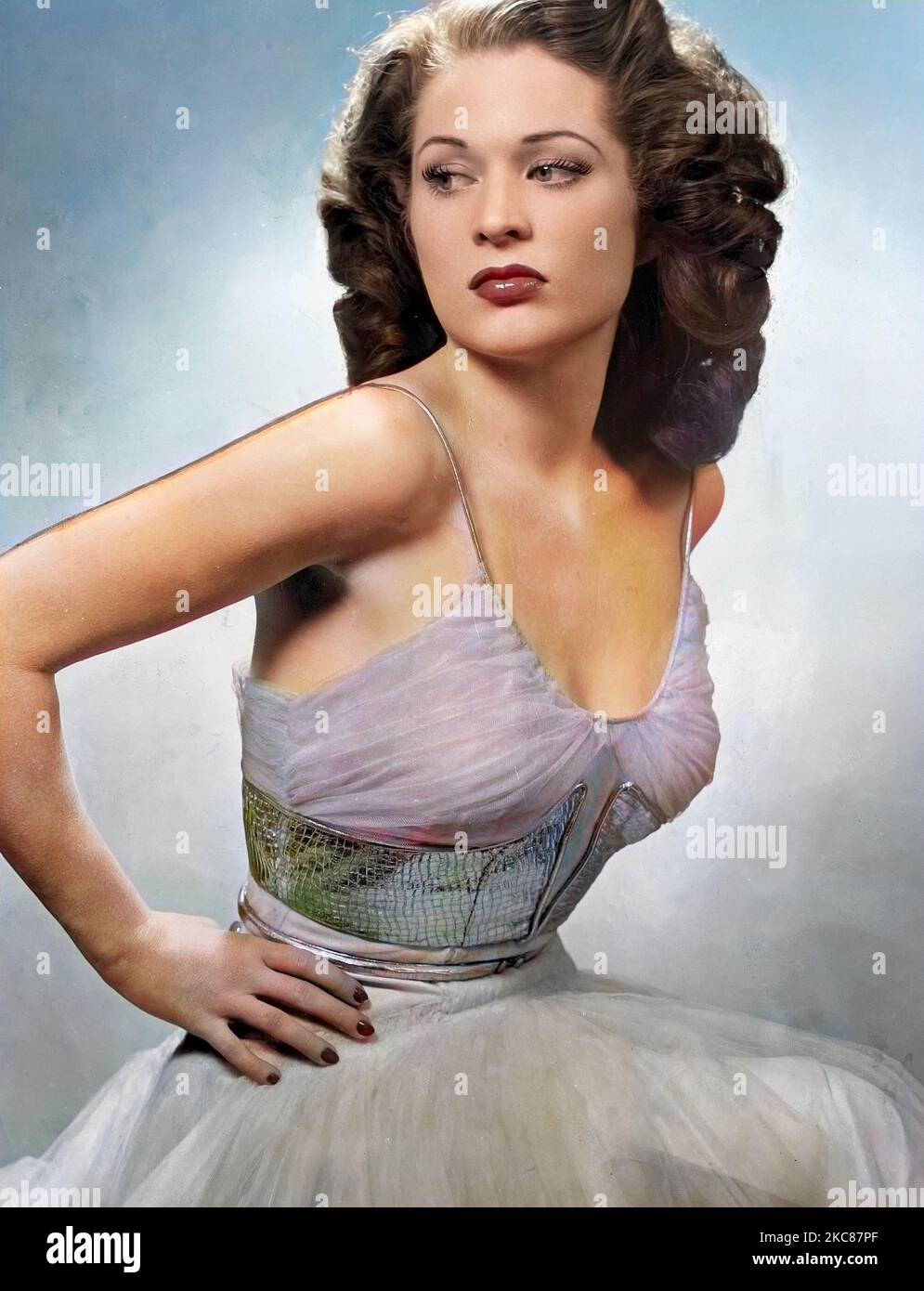 JANE FORD American singer with the Bel Mooney Orchestra about 1950