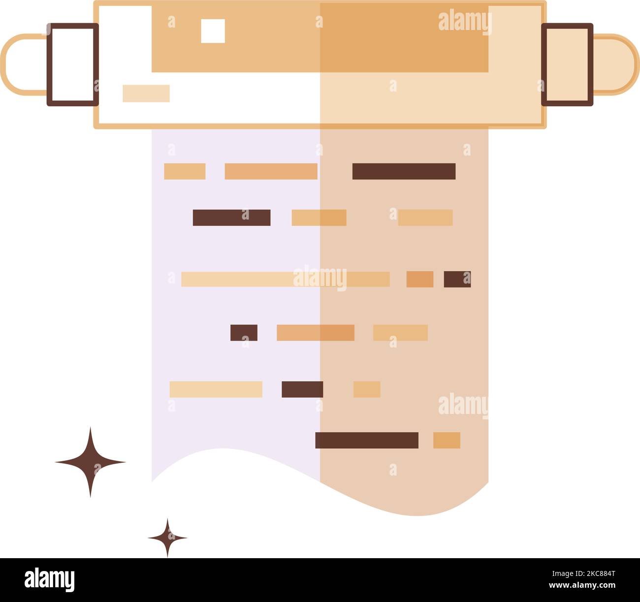 Isolated medieval scroll paper icon vector stock vector image art alamy