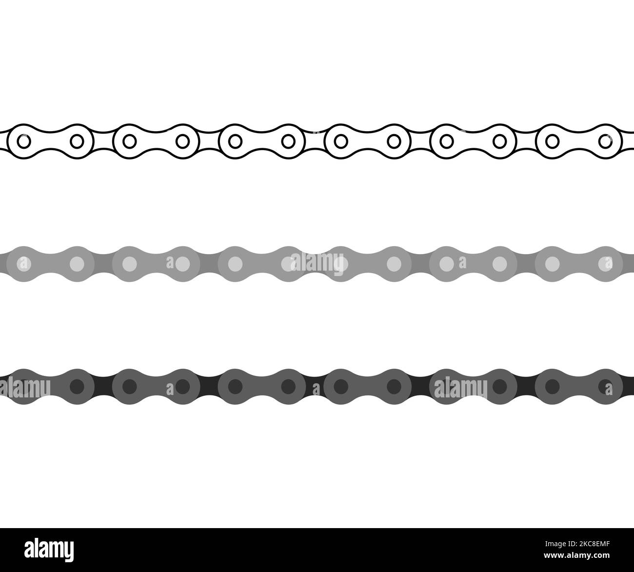 Bicycle Chain Set Continuous Pattern Of Bike Chains Stock Vector Image bicycle-chain-set-continuous-pattern-of-bike-chains-stock-vector-image