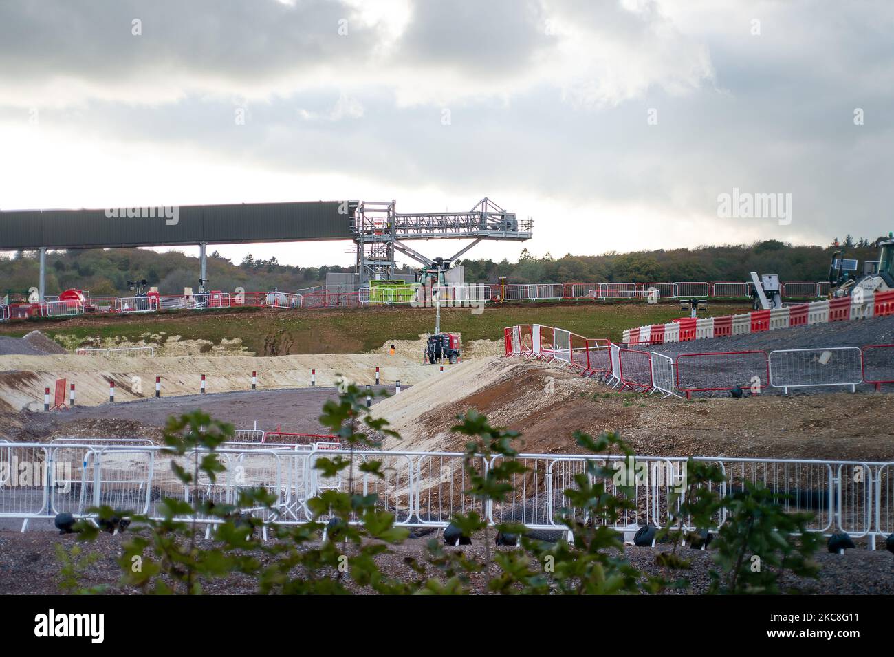 Wendover, Buckinghamshire, UK. 4th November, 2022. A conveyor belt for