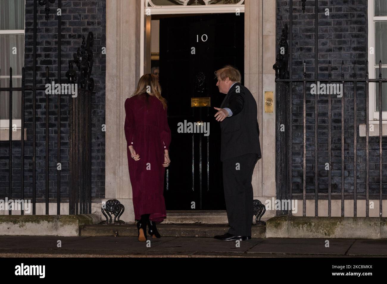 Boris Johnson's Fiancee Carrie Symonds And British Prime Minister Boris ...