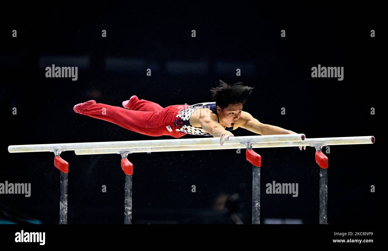 Liverpool, UK. 04th Nov, 2022. World gymnastics championships 2022. The