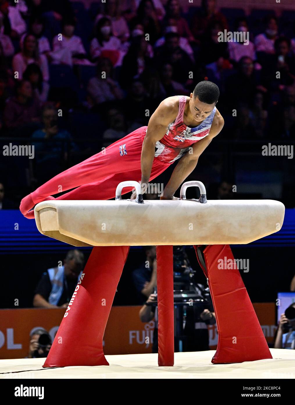 Liverpool, UK. 04th Nov, 2022. World gymnastics championships 2022. The