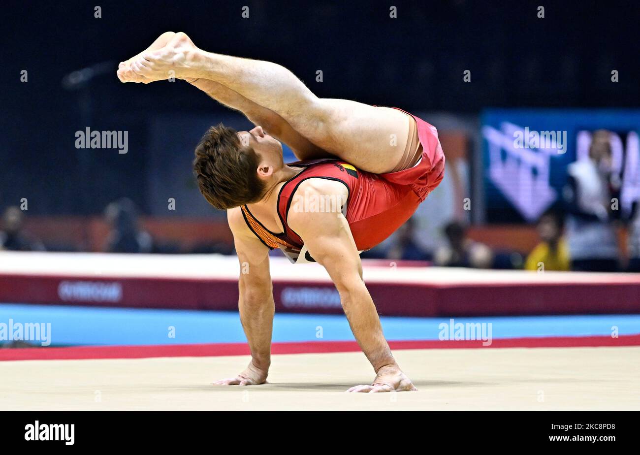 Liverpool, UK. 04th Nov, 2022. World gymnastics championships 2022. The