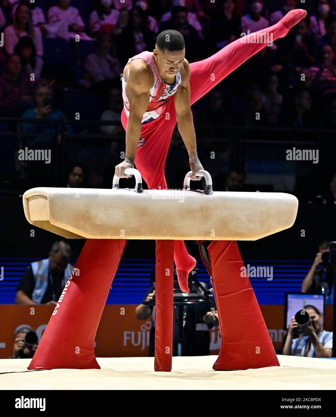 Liverpool, UK. 04th Nov, 2022. World gymnastics championships 2022. The