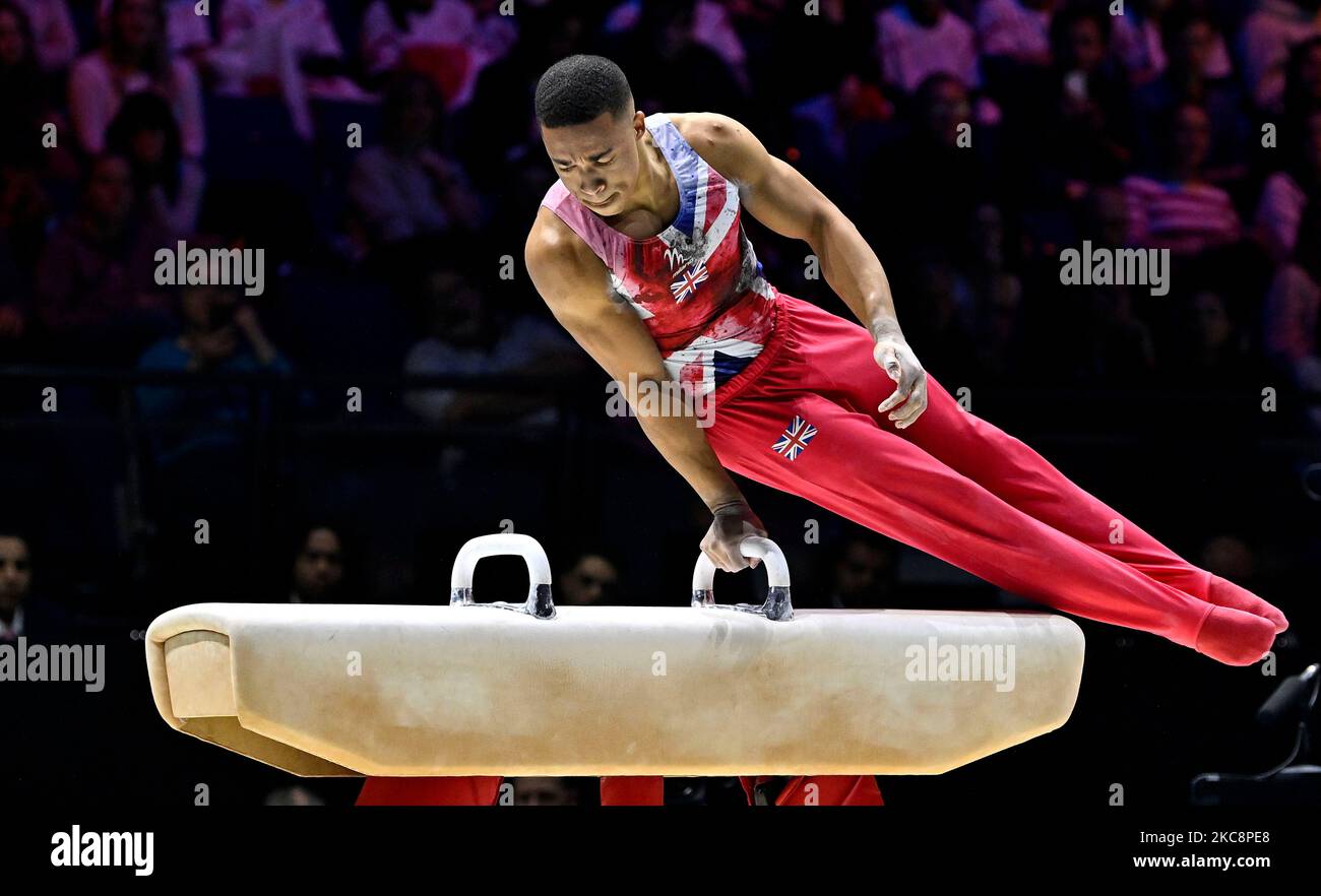 Liverpool, UK. 04th Nov, 2022. World gymnastics championships 2022. The