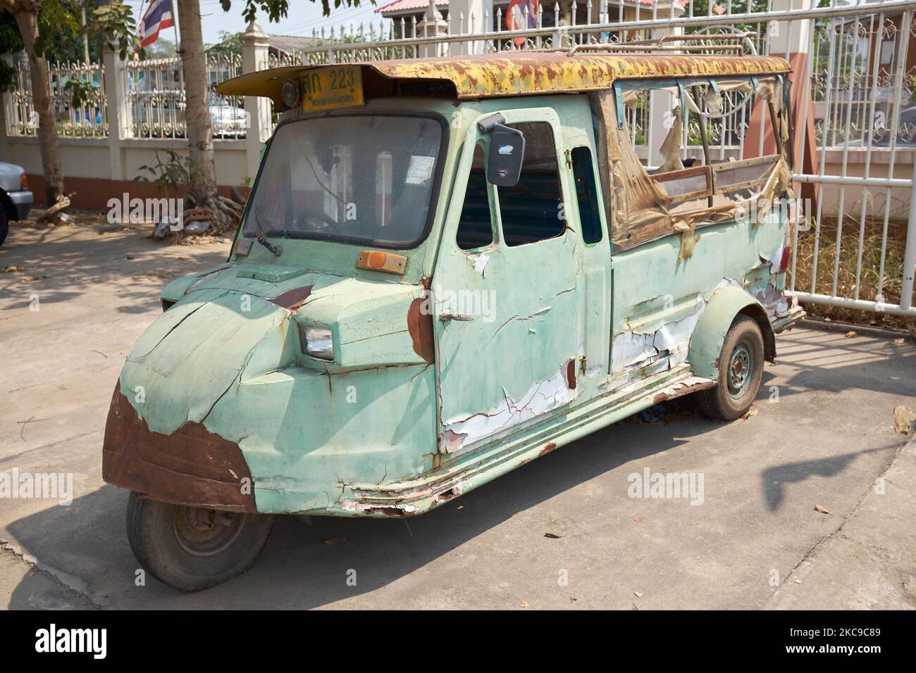 Tuk tuk Taxi Ayutthaya Thailand Stock Photo