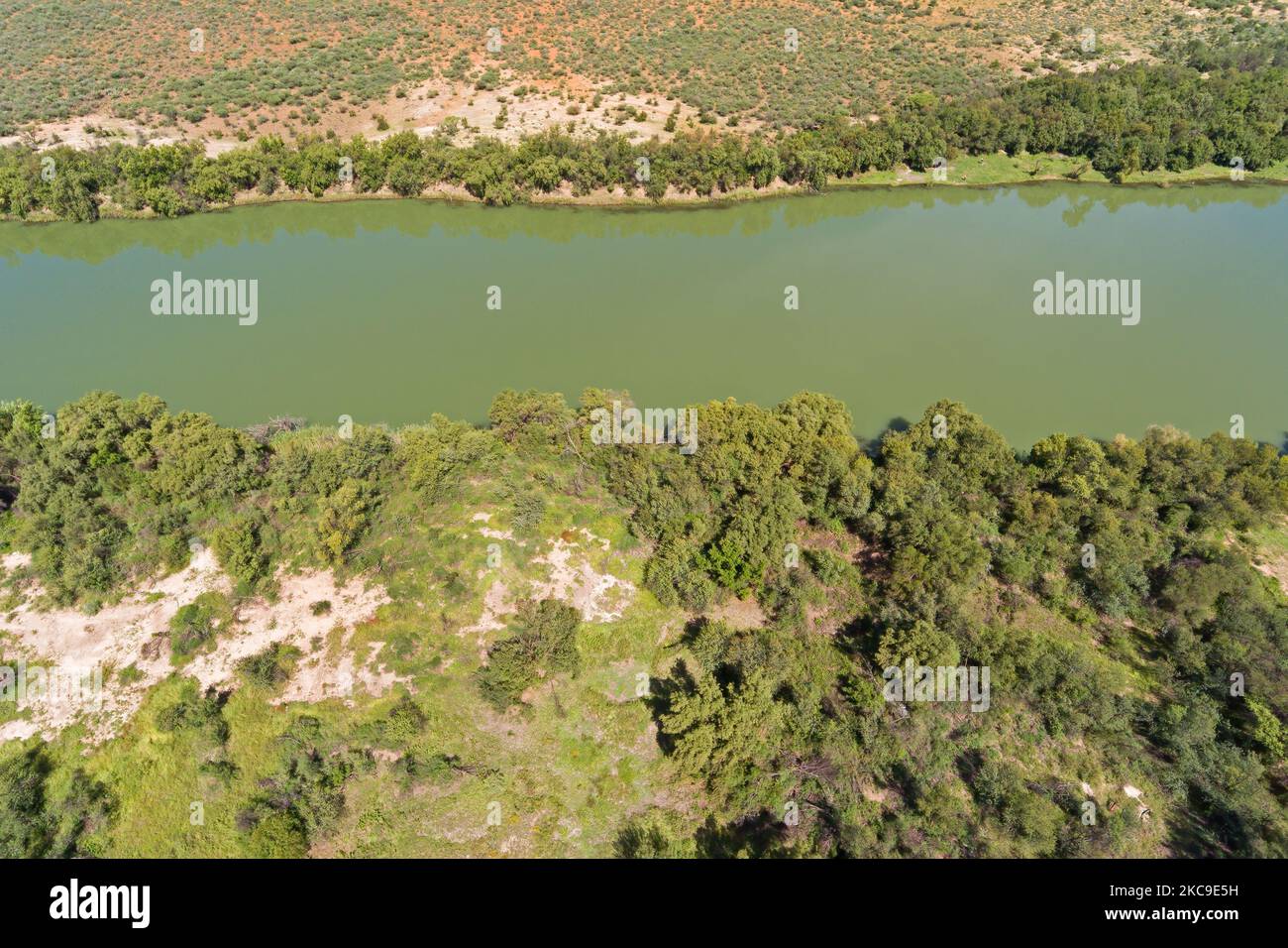 Northern Cape Rivers View of the Vaal river and riverine vegetation in the Northern Cape ...