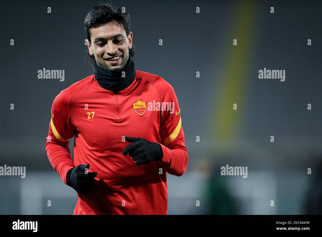 Javier Pastore of AS Roma during the Serie A match between ACF Fiorentina and AS Roma at Stadio Artemio Franchi, Florence, Italy on 3 March 2021. (Photo by Giuseppe Maffia/NurPhoto) Stock Photo
