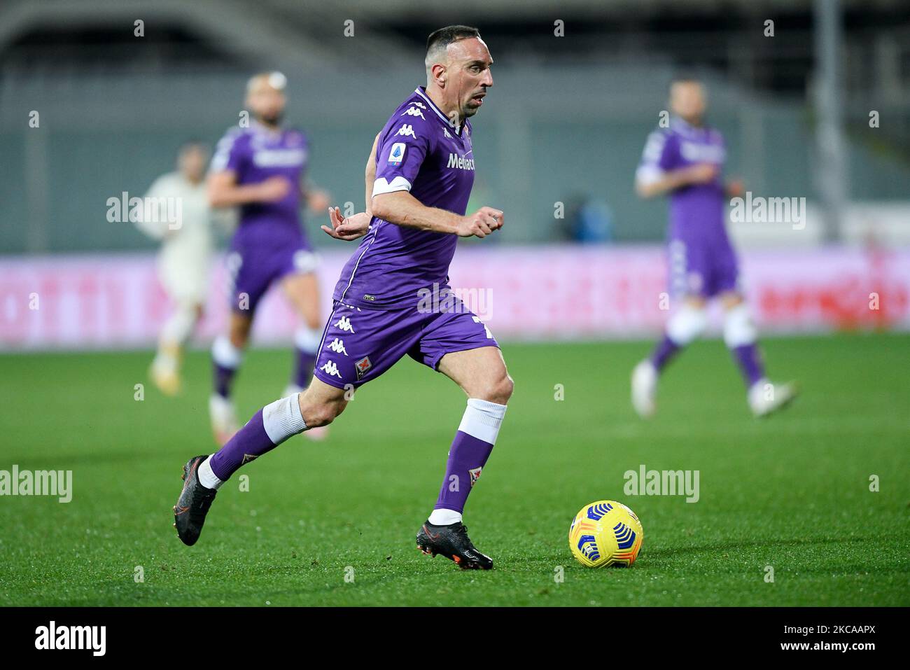 Franck Ribery Of ACF Fiorentina During The Serie A Match Between ACF Franck Ribery Of ACF Fiorentina During The Serie A Match Between ACF