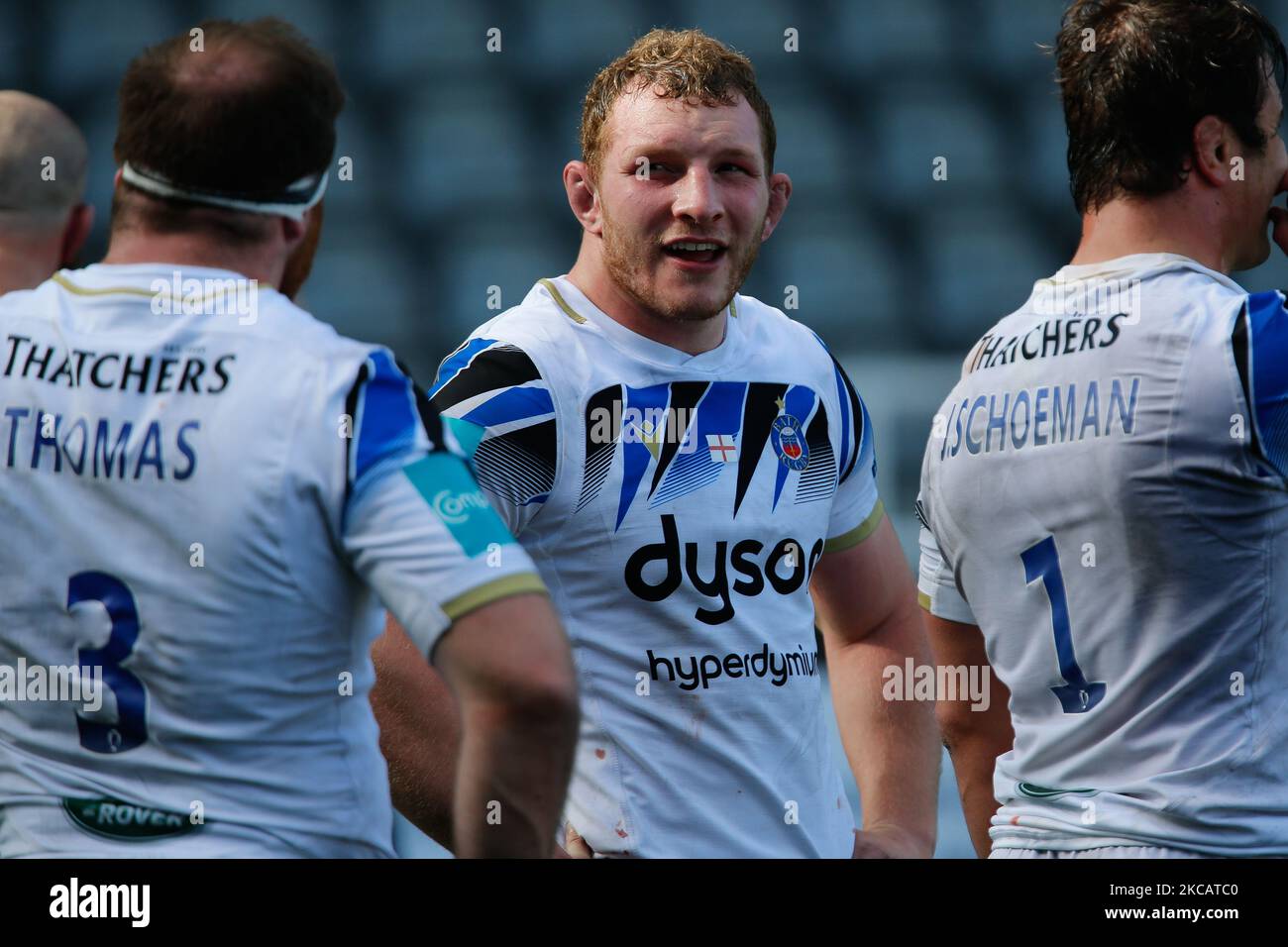 Sam Underhill of Bath Rugby during the Gallagher Premiership match between Newcastle Falcons and Bath Rugby at Kingston Park, Newcastle on Saturday 13th March 2021. (Photo by Chris Lishman/MI News/NurPhoto) Stock Photo