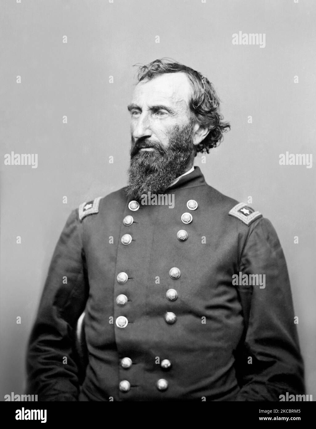 19th century portrait of General John A. McClernand. Stock Photo
