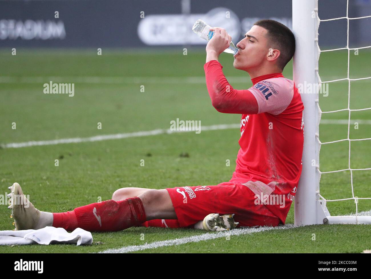 Dragan Rosic during the match between RCD Espanyol and FC Fuenlabrada ...