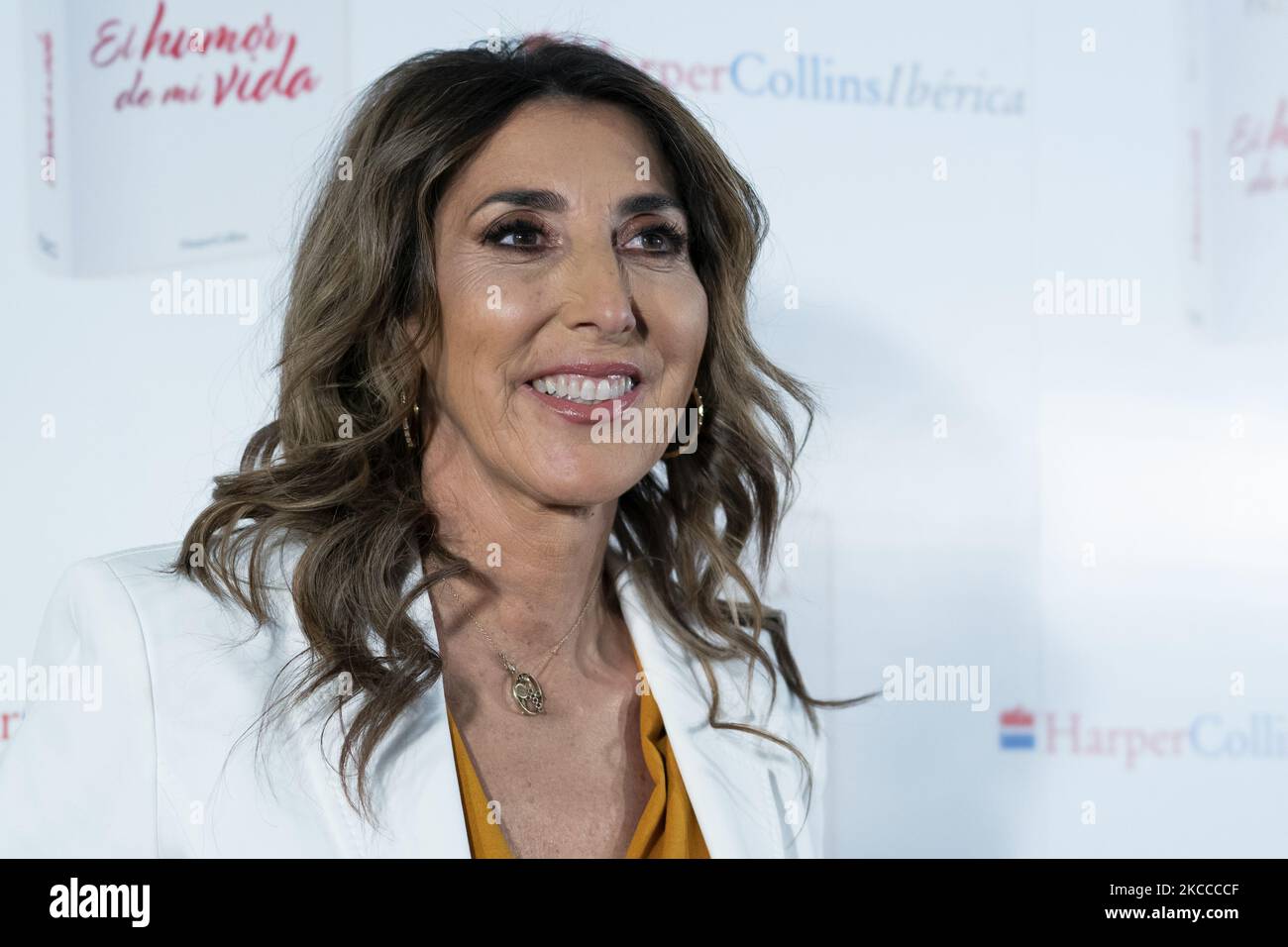 Paz Padilla during the presentation of book Humor de mi vida in Madrid, Spain, on April 7, 2021. (Photo by Oscar Gonzalez/NurPhoto) Stock Photo