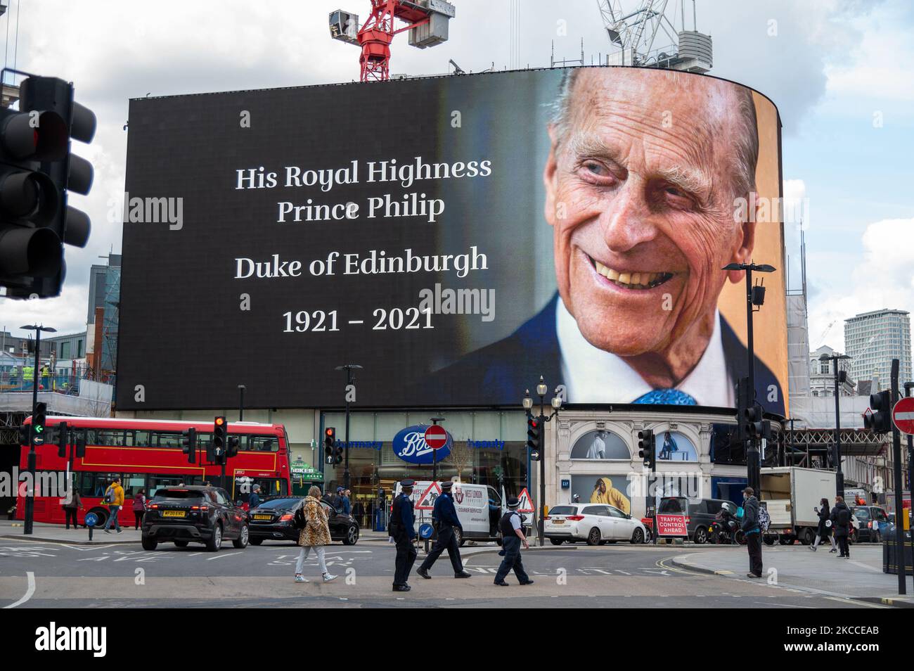 A tribute to the Duke of Edinburgh will be shown for 24 hours, on