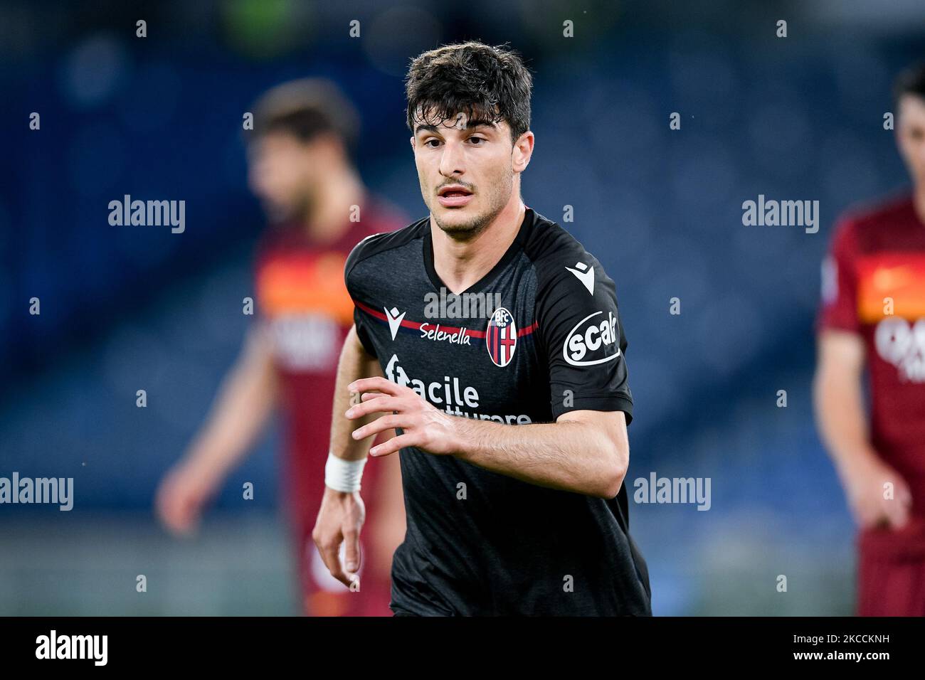 Riccardo Orsolini Bolonha Durante Jogo Futebol Italiano Serie