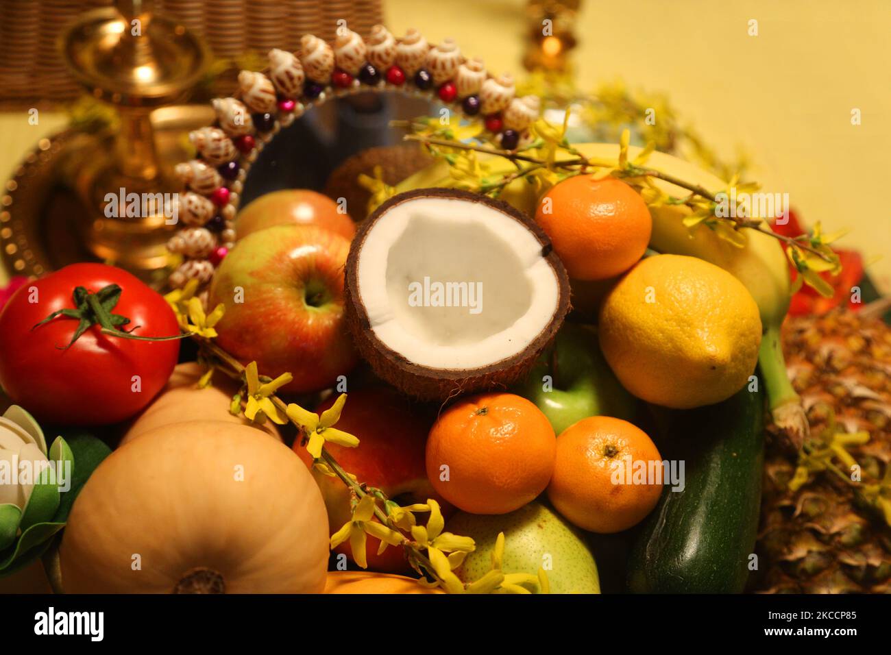 Malayali new year hi-res stock photography and images - Alamy