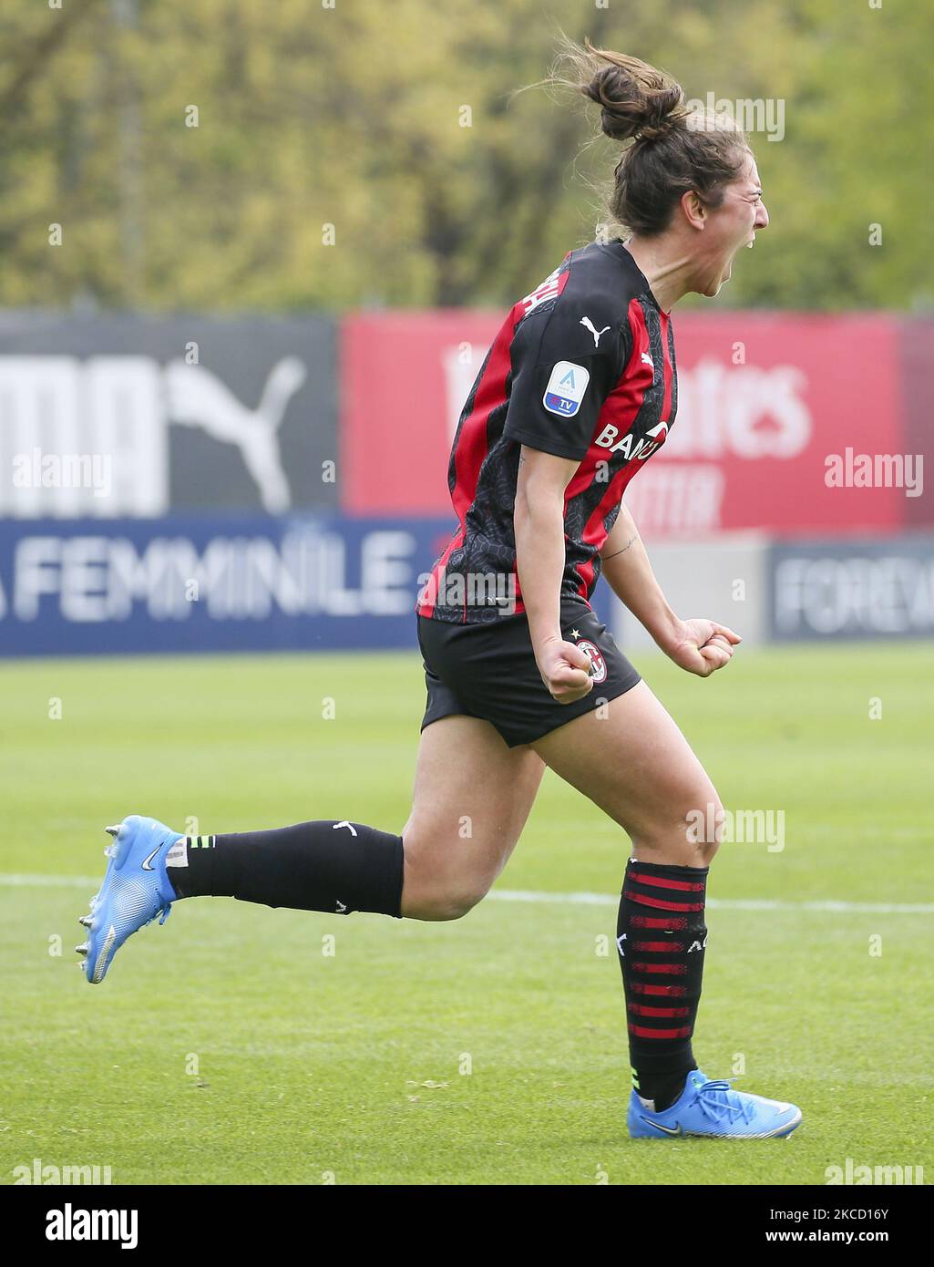 Valentina Bergamaschi (AC Milan) during AC Milan vs ACF Fiorentina femminile,  Italian football Serie A Wome - Photo .LiveMedia/Francesco Scaccianoce  Stock Photo - Alamy