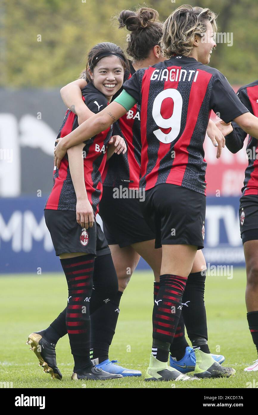 Valentina Bergamaschi (AC Milan) during AC Milan vs ACF Fiorentina femminile,  Italian football Serie A Wome - Photo .LiveMedia/Francesco Scaccianoce  Stock Photo - Alamy