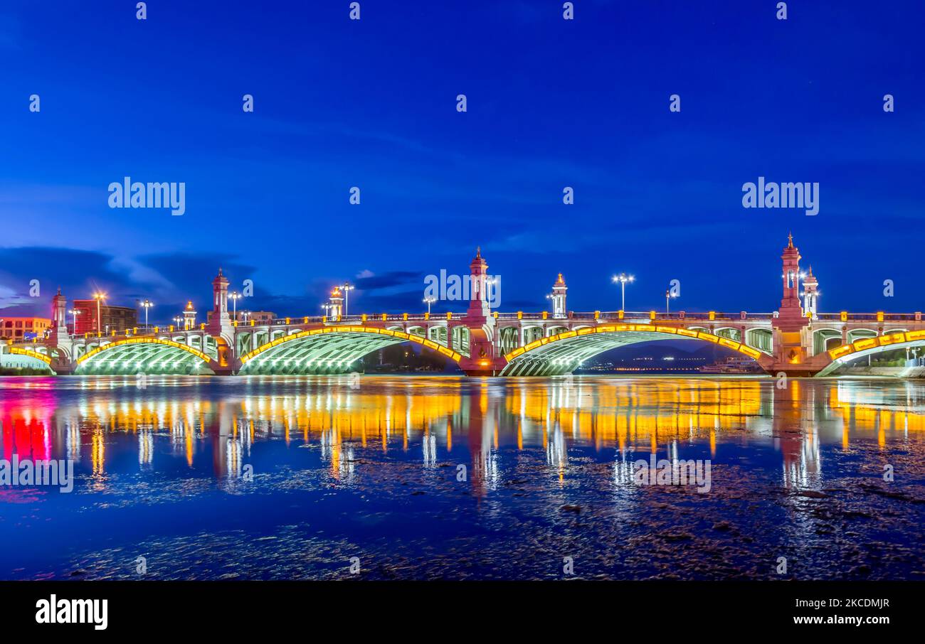 XingShen Bridge in Dali city ,Yunnan province China. Stock Photo