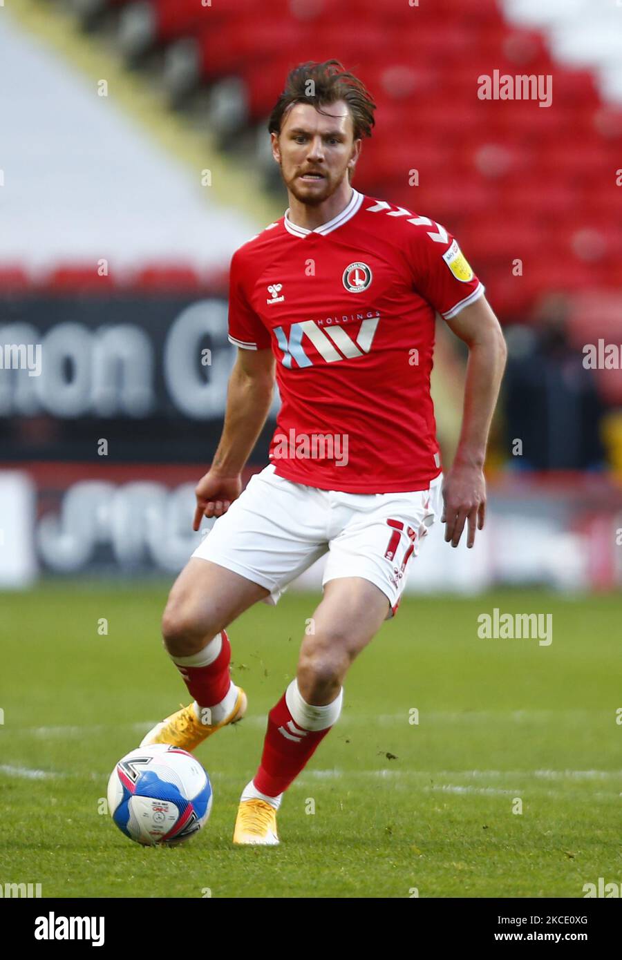 Charlton Athletic's Alex Gilbey during Sky Bet League One between Charlton Athletic and Lincoln City at The Valley, Woolwich, England on 04th May 2021. (Photo by Action Foto Sport/NurPhoto) Stock Photo