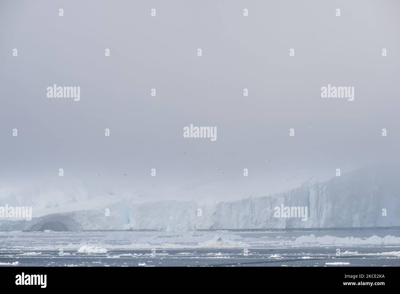 Icebergs near Ilulissat, Greenland. Climate change is having a profound ...