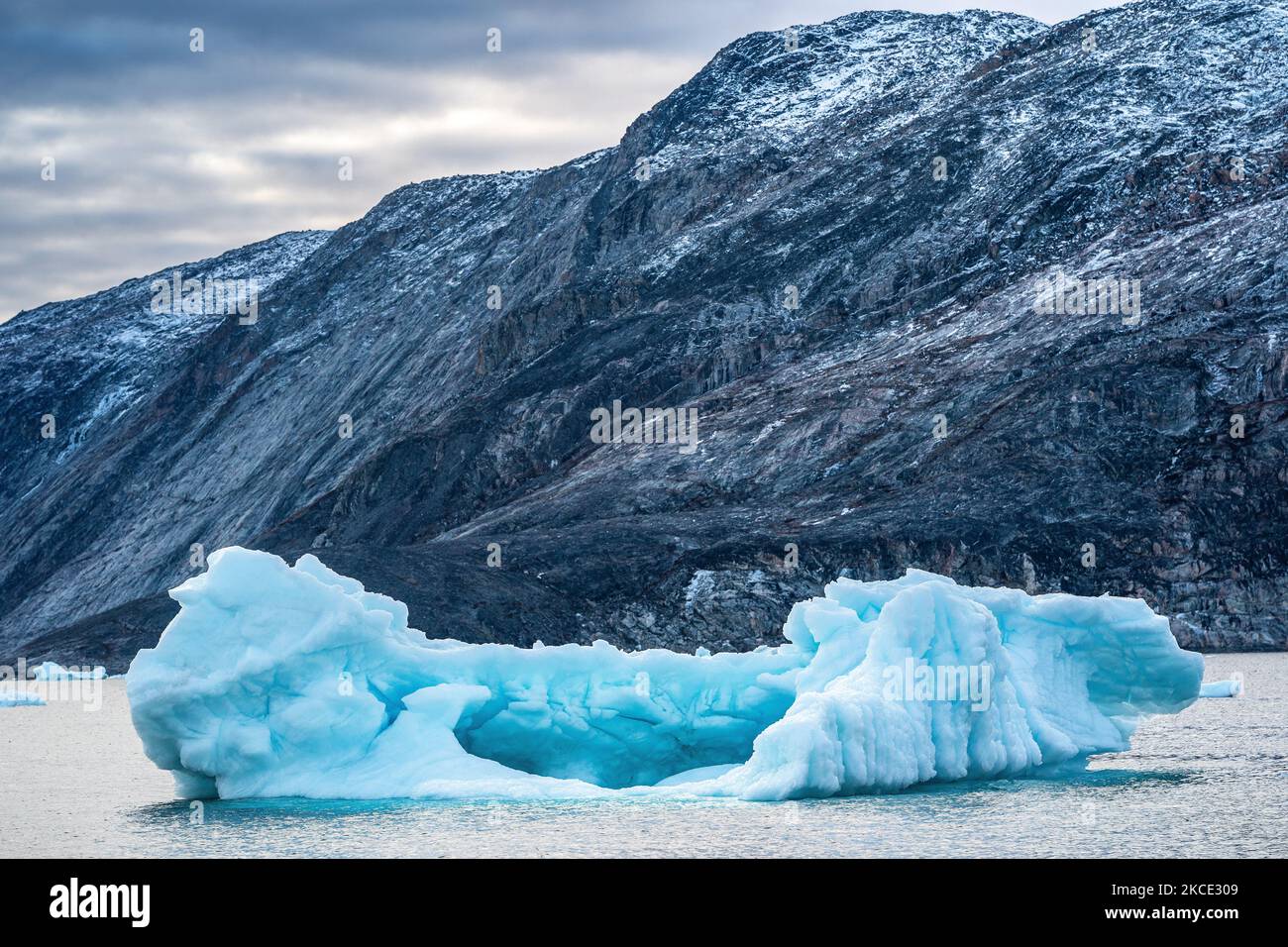 Icebergs near Ilulissat, Greenland. Climate change is having a profound ...