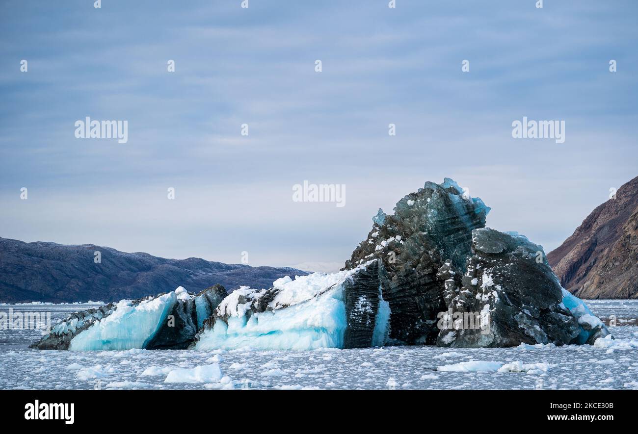 Icebergs near Ilulissat, Greenland. Climate change is having a profound ...