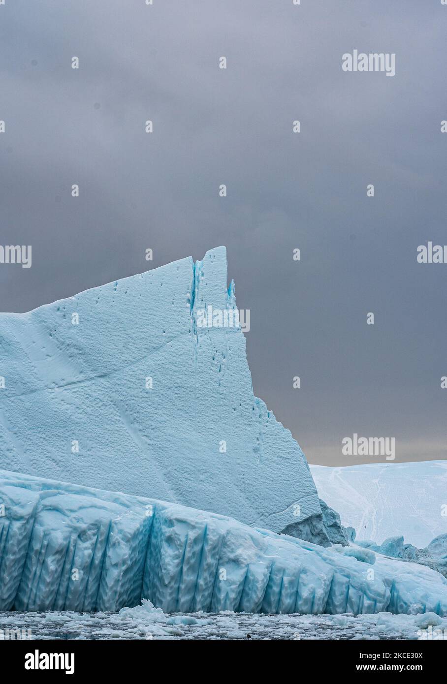 Icebergs near Ilulissat, Greenland. Climate change is having a profound ...