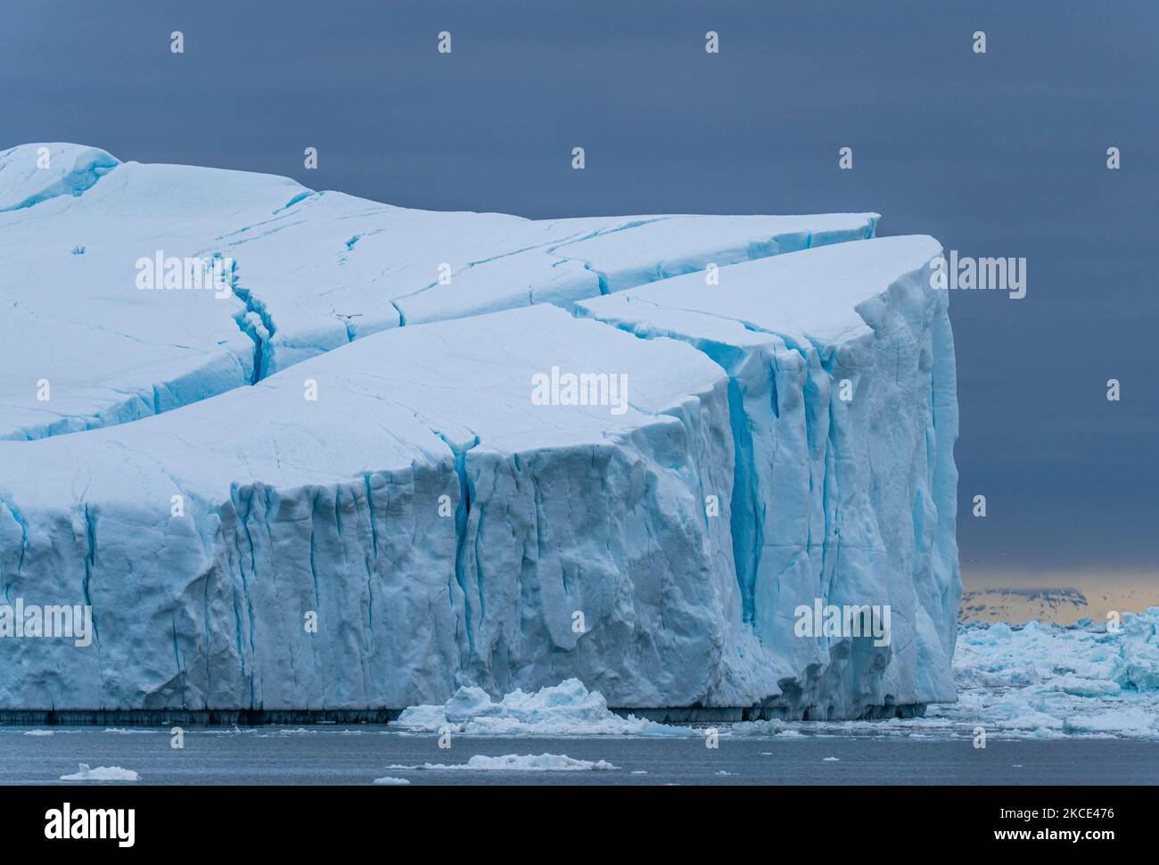 Icebergs near Ilulissat, Greenland. Climate change is having a profound ...