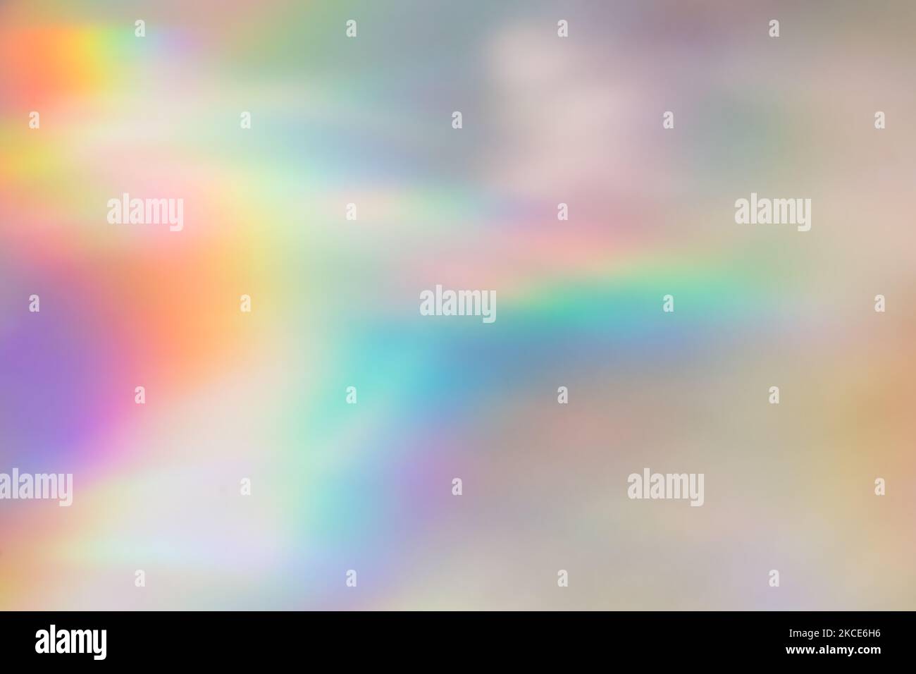 Abstract blurred prism effect, holographic light, rainbow background