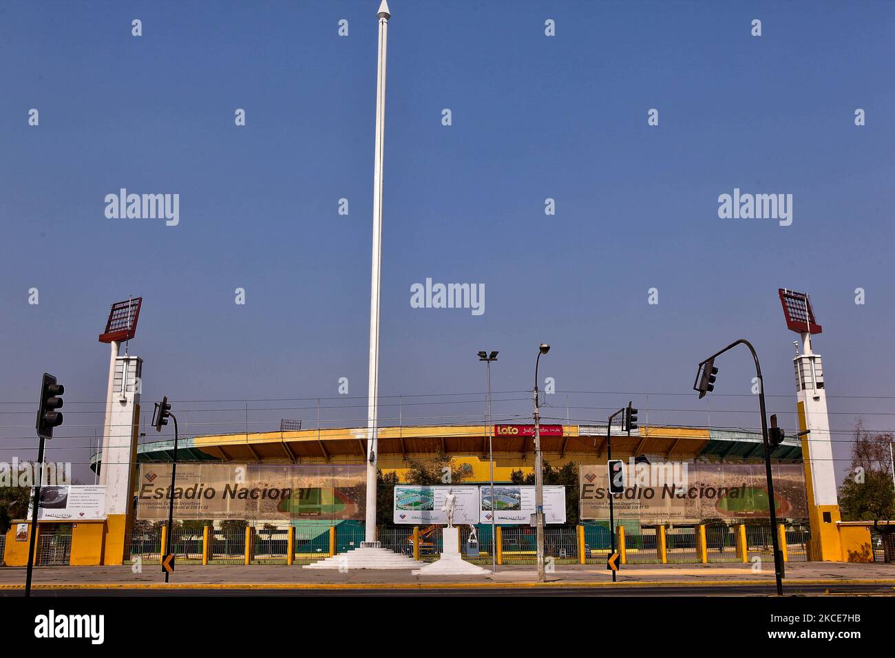 Estadio nacional julio martinez pradanos hi-res stock photography